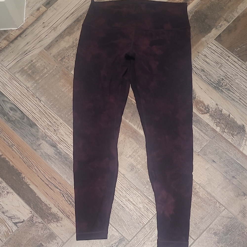 Lululemon Size 12 Align High-Rise Tie-Dye Leggings